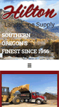 Mobile Screenshot of hiltonlandscapesupply.com
